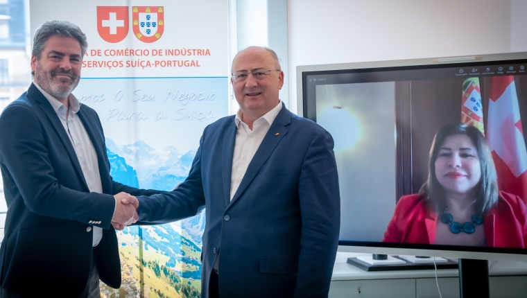 Ministro da Agricultura e da Pesca de Portugal recebido pela Câmara de Comércio Suíça-Portugal em Genebra