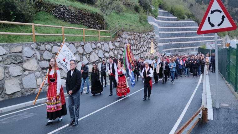 Peregrinos em Andorra levam imagem de Fátima até Meritxell