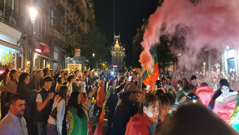 Portugal vence Liga das Nações e comunidade celebra em Bruxelas