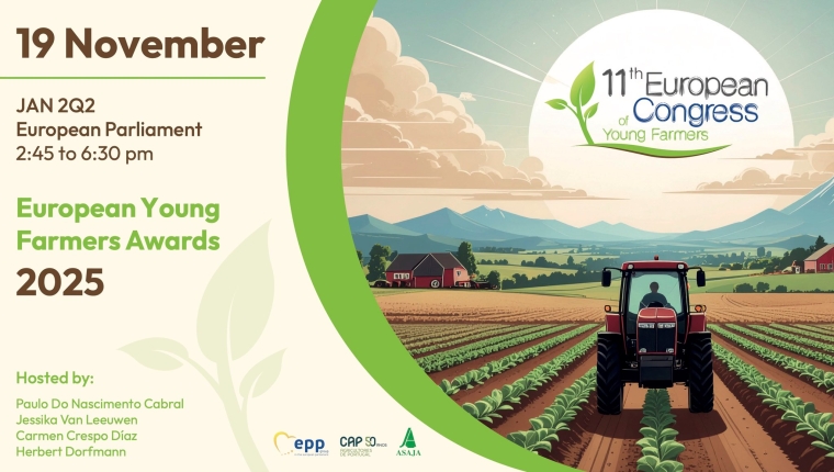 Parlamento Europeu acolhe Jovens Agricultores para debater futuro do setor