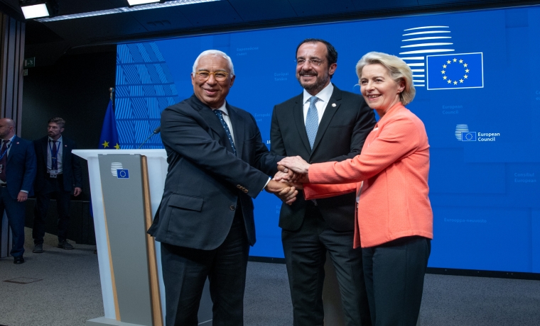 Costa, von der Leyen e Christodoulides apresentam visão comum para o futuro da Europa