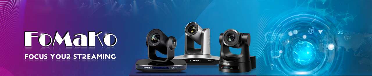 FoMaKo 20x SDI Caméra PTZ HDMI Zoom Optique 20x Suivi IA 1080P@60 avec 3G-SDI/HDMI/IP/USB3.0, Caméra PoE,  vMix OBS Live Streaming - FMK20SDI Pro